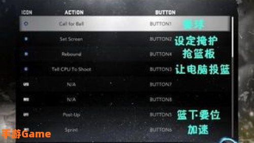 nba2k11键盘操作